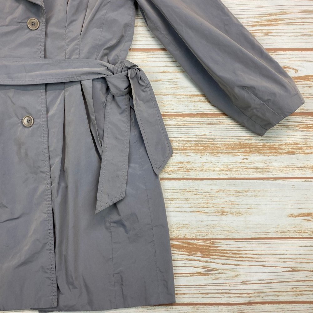 Banana Republic Gray Single Breasted Trench Coat - Picture 3 of 7